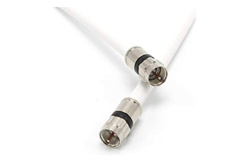 The Cimple Co Cable Coaxial Rg6 De Cobre Sólido De 40 Pies,