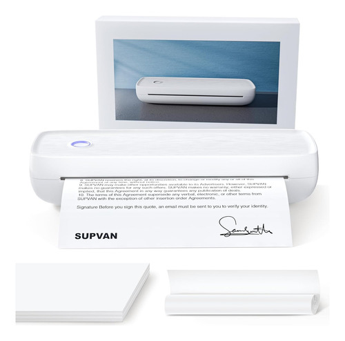 Supvan T200m - Impresora Portátil Bluetooth Con 300 Dpi