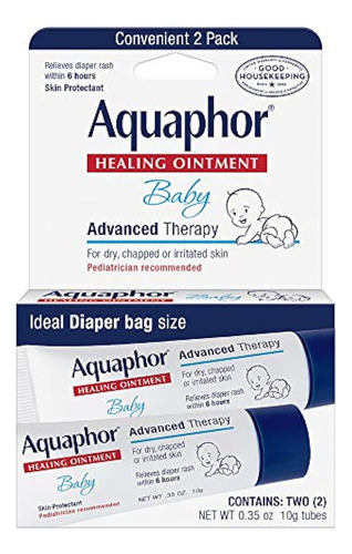 Aquaphor Baby Healing Ointment Advanced Therapy 2 Tubos 0.35