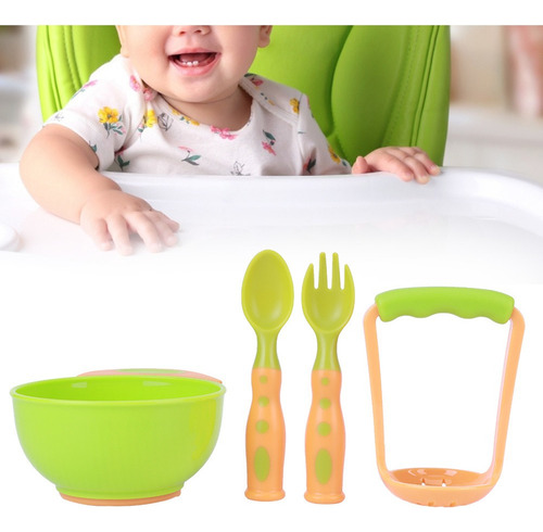 Cucharas Para Alimentación De Bebés, 4 Unidades, Triturador