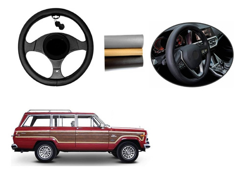 Funda Cubre Volante Cuero Jeep Wagoneer 1984 - 1990 1991