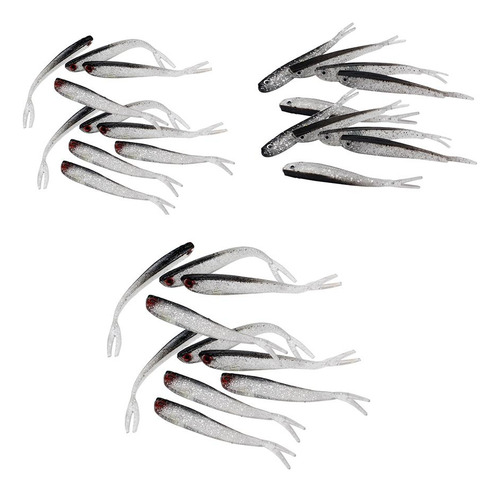 0 Señuelos De Pesca Suaves Artificiales Fish Swimbaits 7.5cm