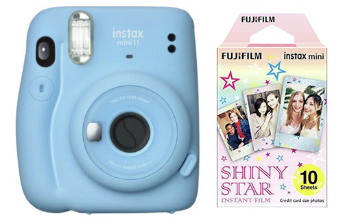 Imagen 1 de 4 de Cámara Instantanea Instax Mini 11 + 10 Fotos Shiny Star