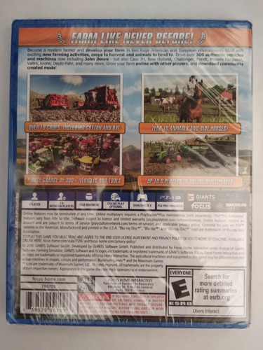 Imagen 3 de 9 de Farming Simulator 19 Ps4 Juego Fisico Sellado Cd Sevengamer