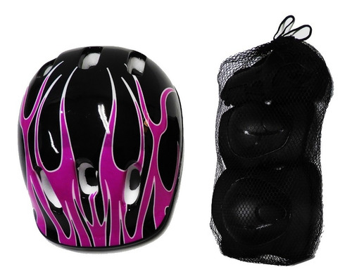 Imagen 2 de 2 de Skate Con Set De Protección En Bolso Yx-0205s