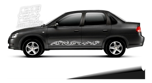 Calco Chevrolet Corsa 4 Puertas Tattoo Juego