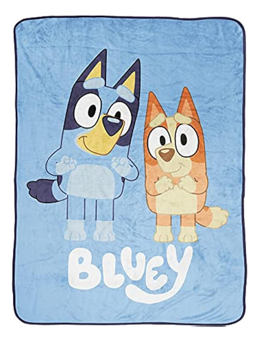 ~? Bluey Again Throw Blanket - Medidas 46 X 60 Pulgadas, Rop