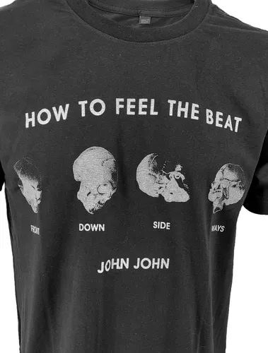 Camiseta John John Masculina Regular How To Feel The Beat Preta