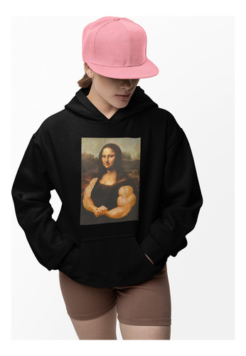 Sudadera Unisex C/capucha/ Cangurera Deportiva Mona Lisa Gym