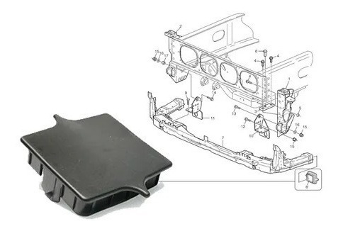 Tampa Para-choque Ferro Fups Volvo Fh 2004 A 2015 - 20453684