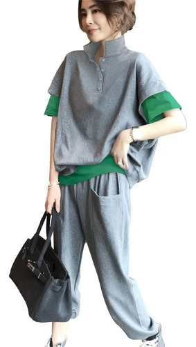 Pantalones Cortos De Traje Gris, Ajuste Cómodo