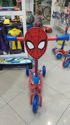 Spiderman Monopatín 3 Ruedas Para Niño 