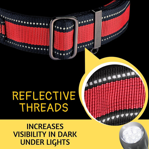 Adityna - Collar De Perro Resistente Para Perros Medianos -