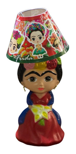 Frida Kahlo Regalo Lampara Mexicana Cerámica Frida Khalo