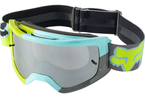 Imagen 1 de 3 de Goggles Fox Main Trice Turquesa Motocross Enduro Mtb
