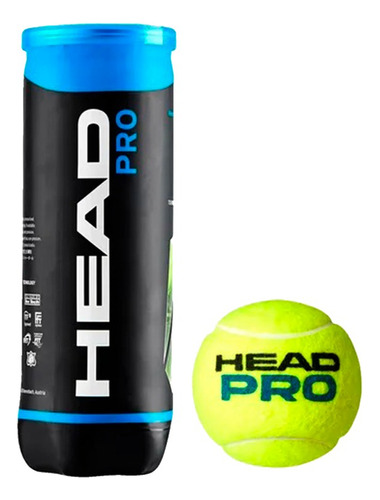 Tubo Pelotas Head Pro X3 Tenis Padel 5/0028 Ahora 6 Empo2000