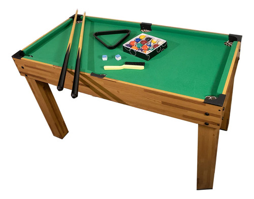 Mesa Multijuegos Combo 10 En 1 Billar Ping Pong Futbolito Mesa De Futbolito Café Arizone PACK0331 Tradicional