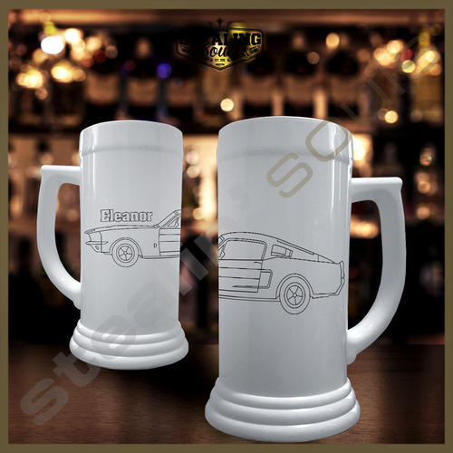 Chopp Plastico Cerveza | Ford #281 | Xr3 / Xr4 / V8 / Ghia / St / Rs / Futura / Sprint / Gt / Shelby / Birra / Mustang