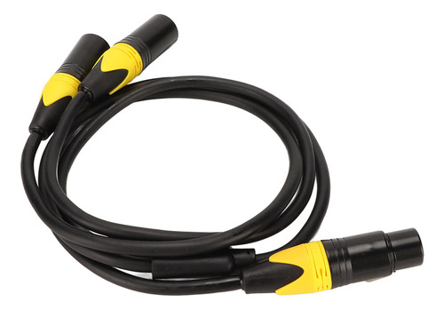 Three-core Xlr One Female To Two Male Adapter Cable