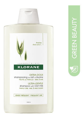 Klorane Shampoo Extrasuave A La Leche De Avena 400 Ml