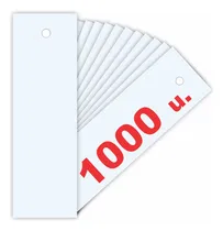 Comprar Etiqueta Colgante Ropa Precio Prenda Tag Talle 3x9cm X1000
