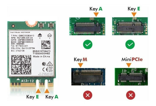 Imagen 4 de 4 de Tarjeta Wi-fi Y Bluetooth Para Laptop