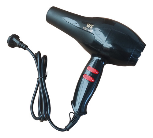 Secadora de cabello Wingstar EL-56 negra 110V