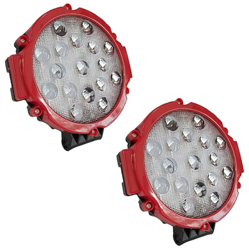 Juego De Faros Led 51w 17l Spot Poli 26252