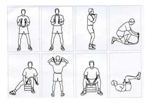Imagen 6 de 7 de Barra Torsion 60 Kilos Ejercicios Brazo Fitness / Lhua Store