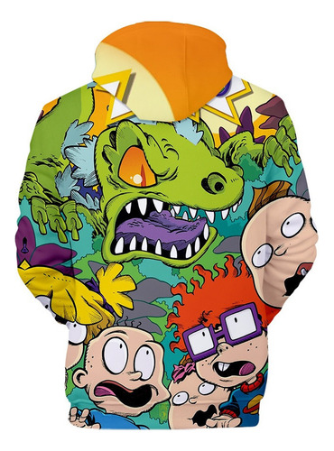 Ms Sudadera Con Capucha De Manga Larga Rugrats In Paris