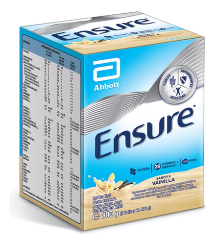 Suplemento Dietario Ensure Vainilla X 800 G