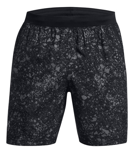 Shorts Ua Launch De 7  Para Hombre Negro Under Armour