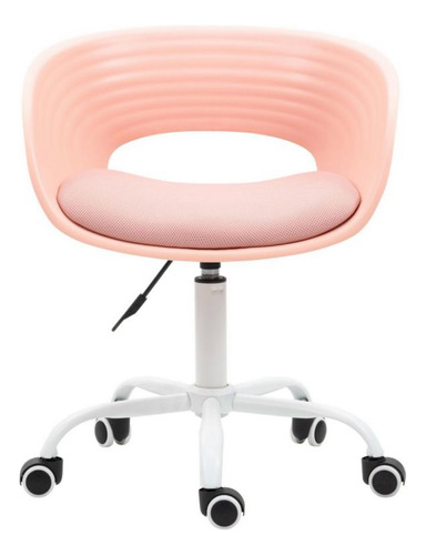 Silla Oficina Rosa Colores Elegante Minimalista Futurista