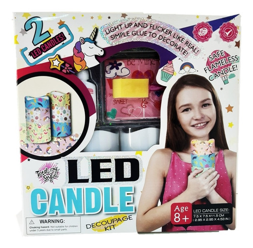 Kit Para Decorar Velas - Led Candle - Fun Kidz