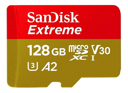Sandisk Extreme Micro Sd 128 Gb Uhs-i U3 160 Mb/s 4k Gopro