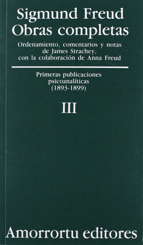 Libro: Obras Completas. Volumen 3: Primeras Publicaciones Ps