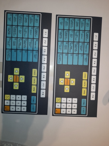 Panel De Control (membrana) Para Maquina Bordadora 