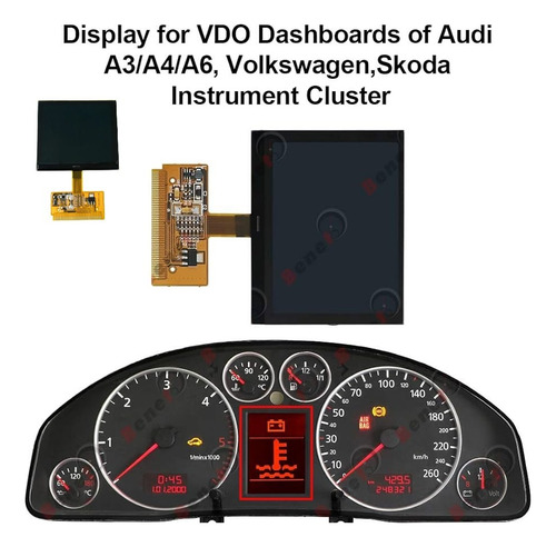Pantalla Tablero Lcd Cluster Vdo Audi A3 A4 A6 S3 S4 S6