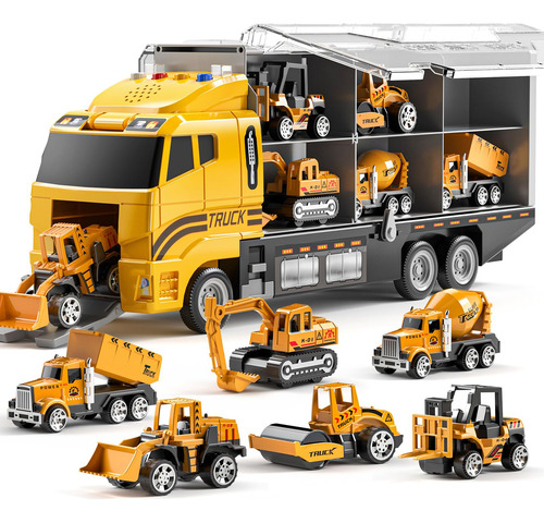 Conjunto De Carros De Brinquedo Temi Toddler, Construção Fun