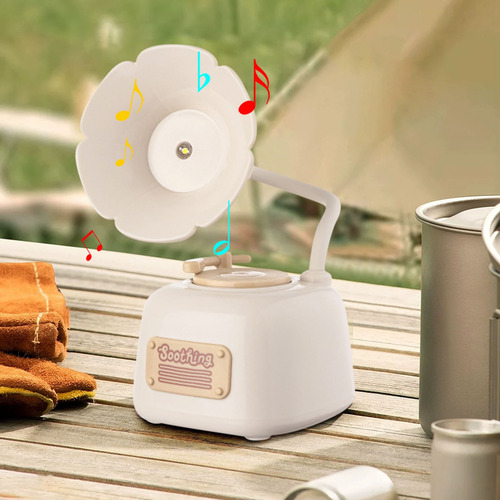 Lámpara De Mesa Con Fonógrafo Retro P Night Lights, Decoraci