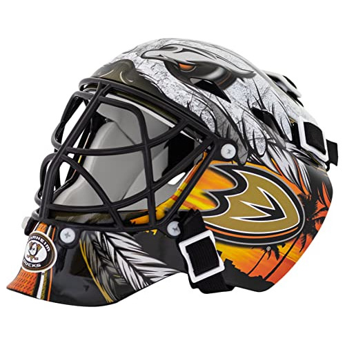 Máscara De Portero De Minihockey De Los Anaheim Ducks De Fra