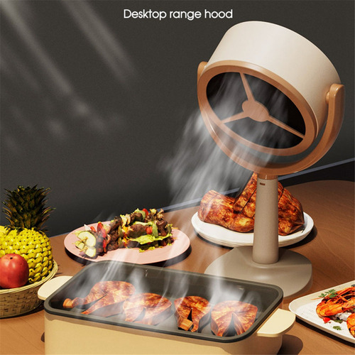 Purificador De Fumaça Portátil E Exaustor De Cozinha Desktop