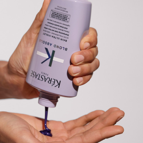 Imagen 7 de 9 de Shampoo Ultra Violet 250 Ml Kérastase Paris Blond Absolu