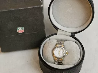 Reloj Tag Heuer De Mujer 6000 Wh-1351 Con Oro De 18k