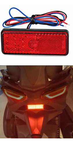 Luz Led Trasera Moto Y Carro Roba Luces Strober Tercer Stop