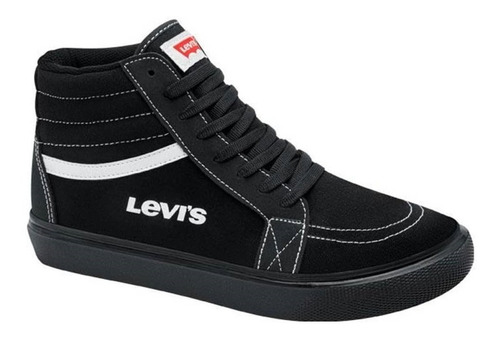 Tenis Junior Casual Levi's 0790 Color Negro/ Blanco