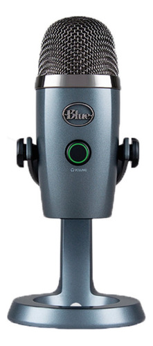 Micrófono Blue Yeti Nano Condensador Omnidireccional color shadow grey