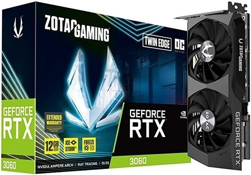 Imagen 3 de 6 de Tarjeta De Video Rtx 3060 Zotac Gaming Twin Edge 12gb
