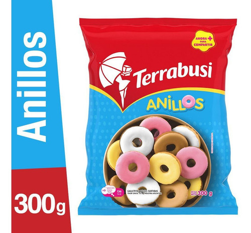 Galletitas Dulces Anillos Terrabusi X 300 Gr