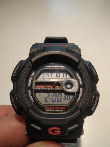 Casio G-shock Gulfman G-9100-1dr Negro Negro (Usado)
